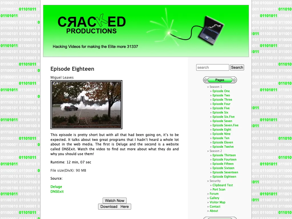 Episode Eighteen, "Miguel Leaves"