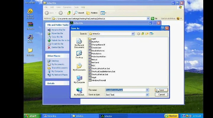 It writes the batch files