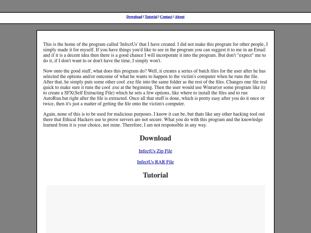 infectingus.com, 2007