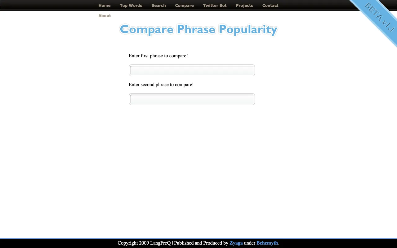 Compare phrases