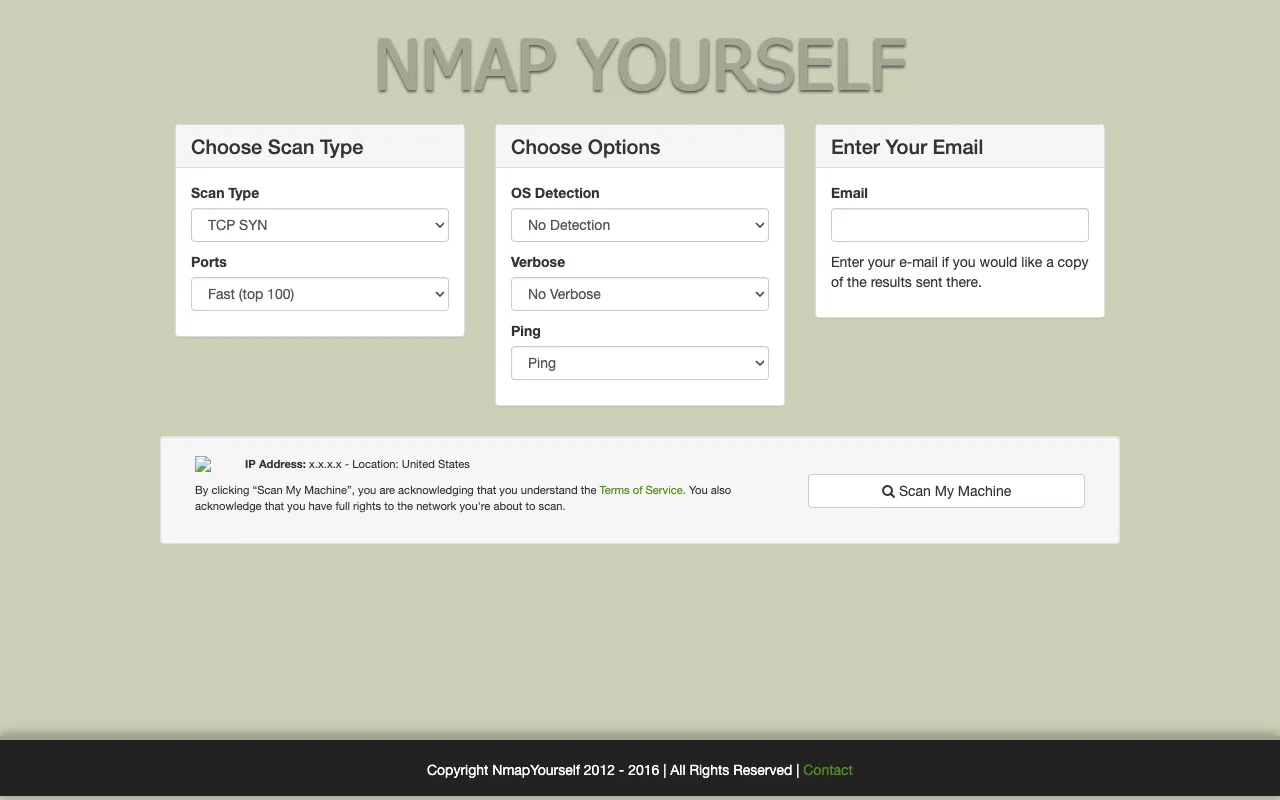 NmapYourself, 2014 – 2026: Bootstrap rebuild