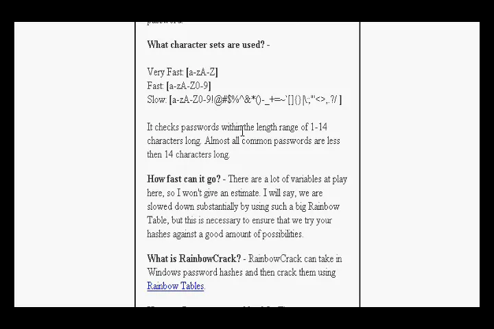 The FAQ