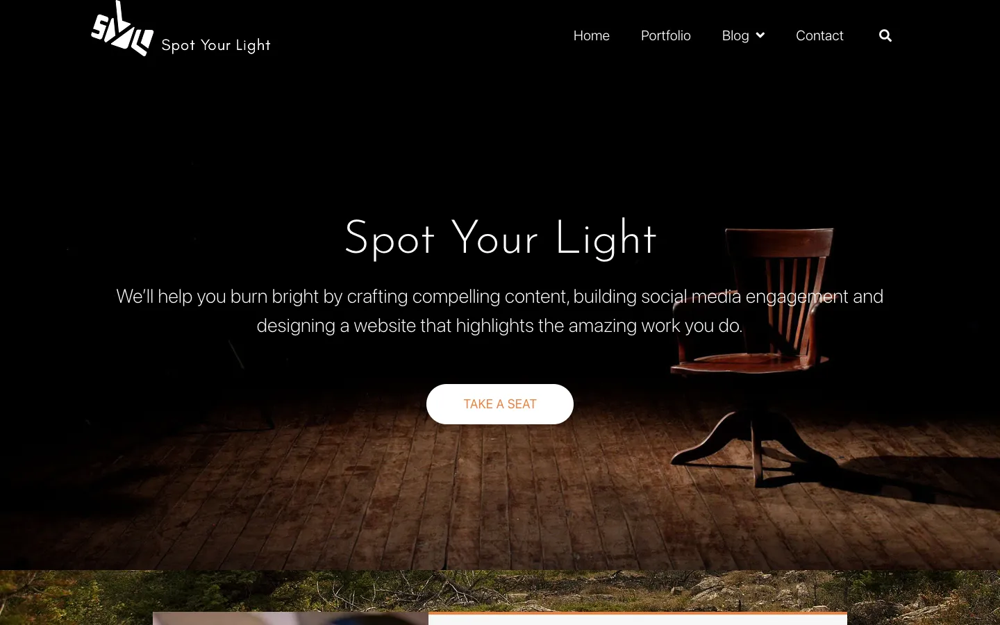 An agency site that sells the work