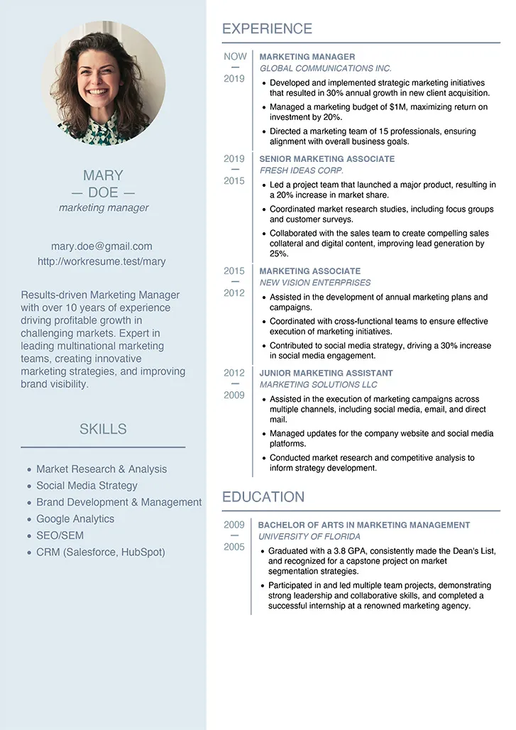 Resume: Basic