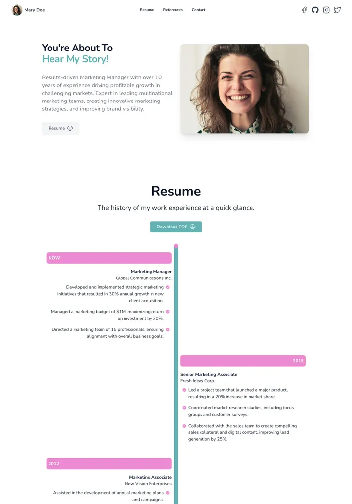 Website template 3